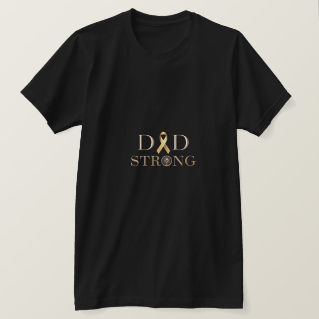 Dad Strong Cancer Awareness Shirt – Strong Dad Ins T (Design framsida)