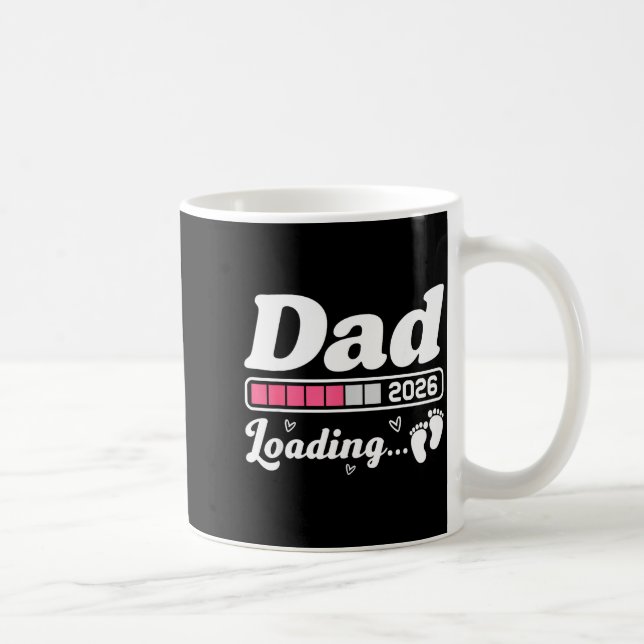 Dad To Be 2026 Loading Nk Pregnancy Reveal New Dad Kaffemugg (Höger)