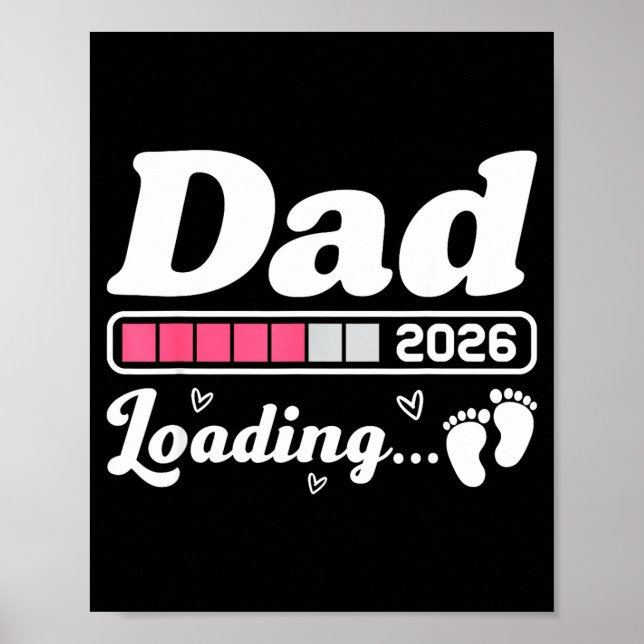 Dad To Be 2026 Loading Nk Pregnancy Reveal New Dad Poster (Framsidan)