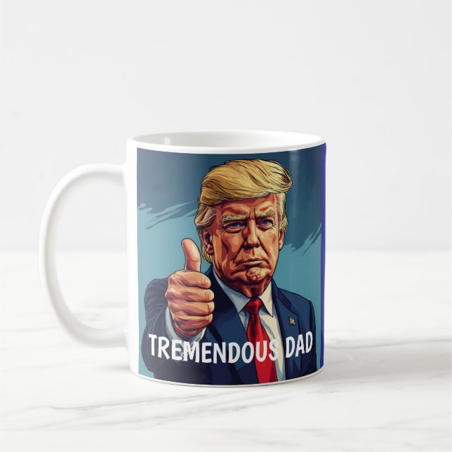 DAD TRUMP COFFEE MUG KAFFEMUGG (Vänster)