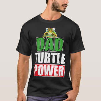 dad turtle power Ninja Turtles Father's Day animal T Shirt