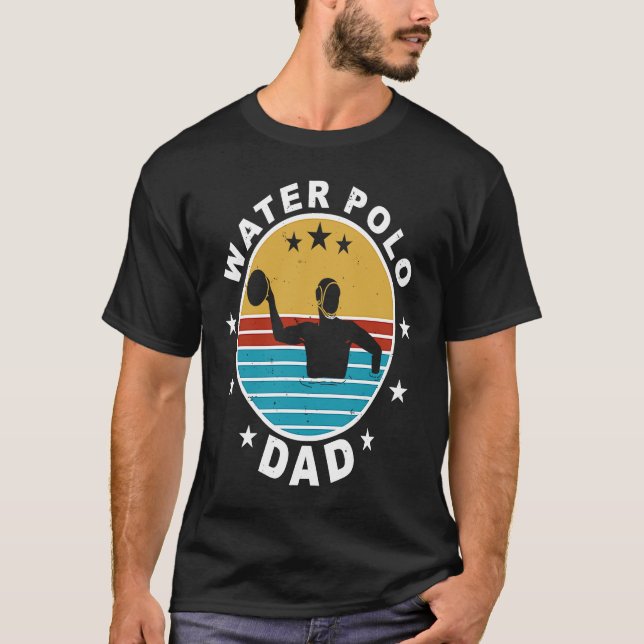 Dad water polo father water polo player t shirt (Framsida)