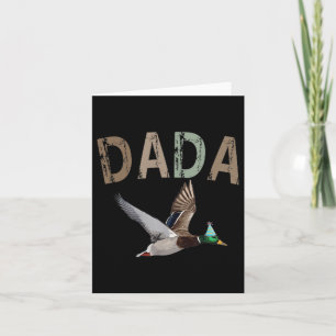 Dada Anka som jagar en Lucky Anka 1:a födelsedagen Kort