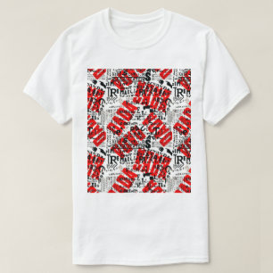 DADA ART POSTER UTFORMNING AV VAN DOESBURG T-SHIRT