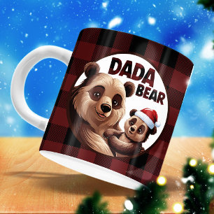 Dada Bear Baby Bear-jul - Bästa Pappa-gåva Mugg