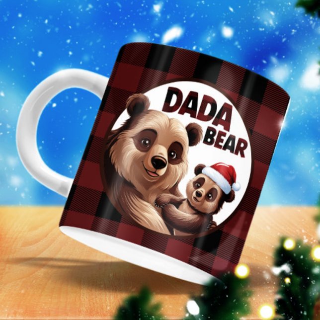 Dada Bear Baby Bear-jul - Bästa Pappa-gåva Mugg (Skapare uppladdad)