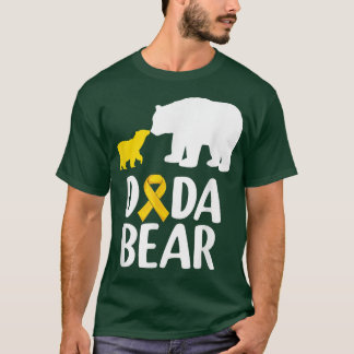Dada Bear Children Cancer Awareness Support Squad T Shirt