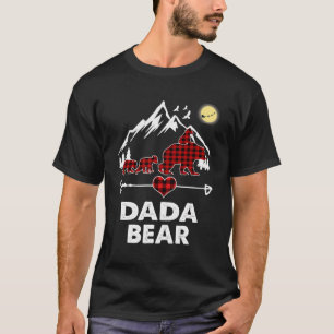 Dada Bear jul jul Pajama Red Play Buffalo Famil T Shirt