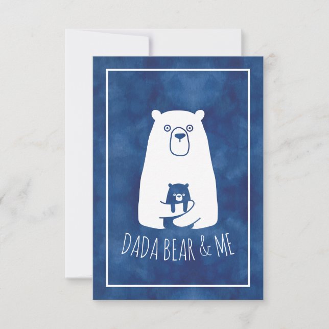 DADA BEAR & ME | Pappa Kids Dotter Son Dada Bear (Framsida)