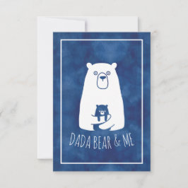 DADA BEAR & ME | Pappa Kids Dotter Son Dada Bear