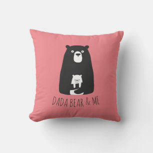 DADA BEAR & ME   Pappa Kids Dotter Son Dada Bear Kudde