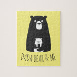DADA BEAR & ME | Pappa Kids Dotter Son Dada Bear Pussel<br><div class="desc">Cute Dada Bear,  pappa Bear-shirt för pappa. Visa din pappa,  pappa,  pappa,  far eller pappa att du bryr dig om en rolig superskoj-skjorta för tillfälle och kan bäras året runt,  en fantastisk-presentidé för pappa för Far-dagen,  födelsedagen och vilken tillfälle som helst.</div>