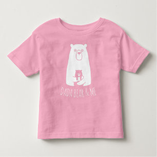DADA BEAR & ME   Pappa Kids Dotter Son Dada Bear T Shirt