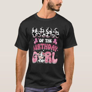 Dada Birthday Girl Cow Farm Family 1 Birt T Shirt