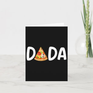Dada Birthday Pizza 1:a Birthday Pizza Family Matc Kort