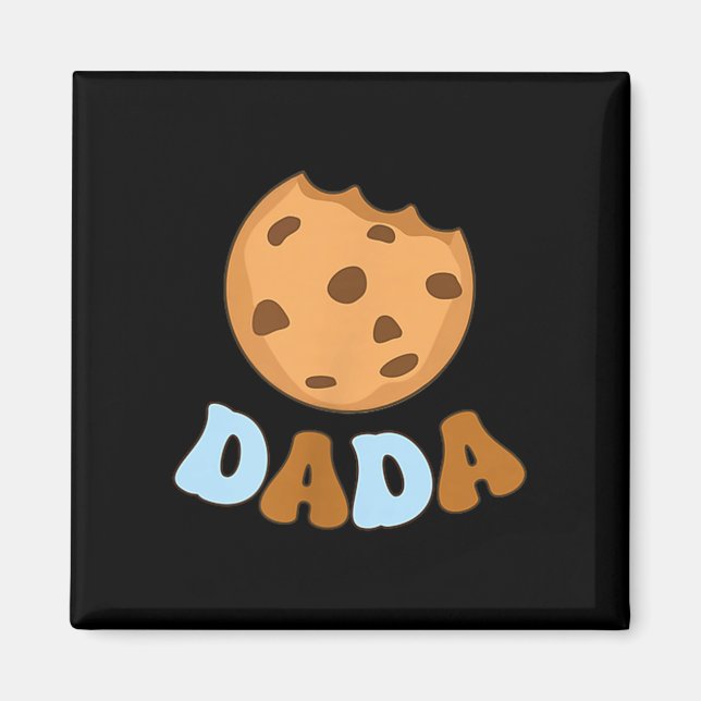 Dada Cookies Milk Sweet One 1-årsdag Familj Ma Magnet (Framsidan)