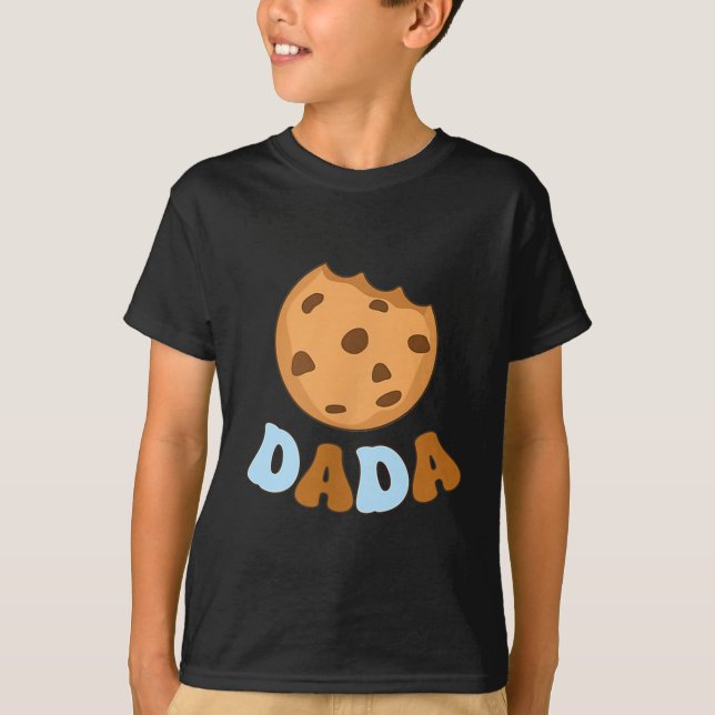 Dada Cookies Milk Sweet One 1-årsdag Familj Ma T Shirt (Framsida)