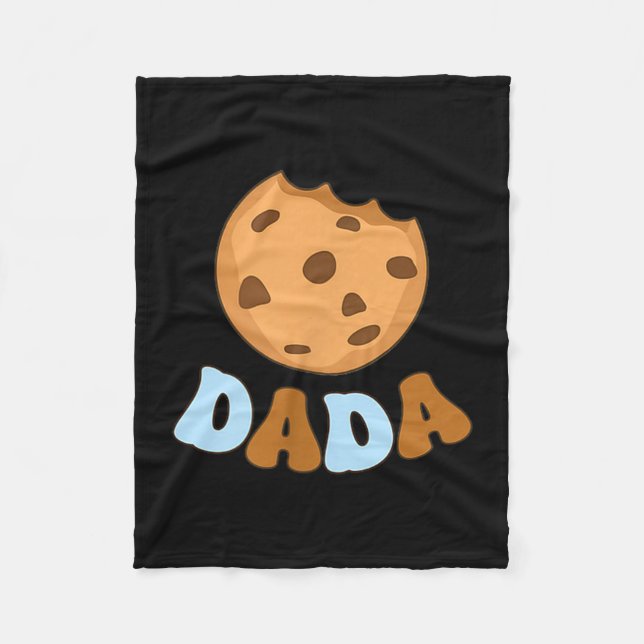Dada Cookies Milk Sweet One 1st Birthday Family Ma Fleecefilt (Framsidan)