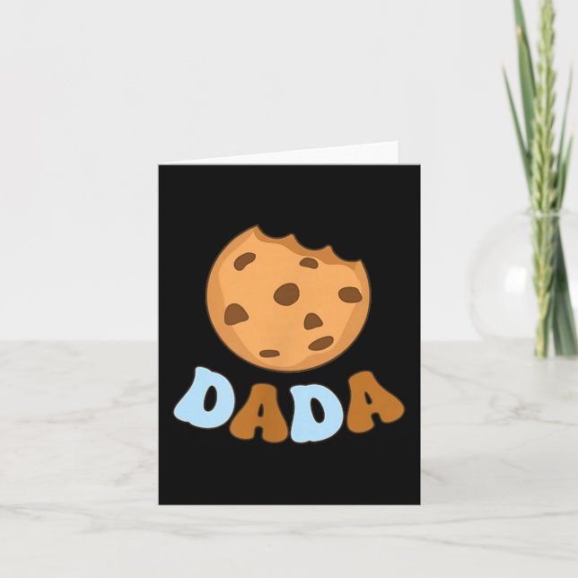 Dada Cookies Milk Sweet One 1st Birthday Family Ma Kort (Framsida)