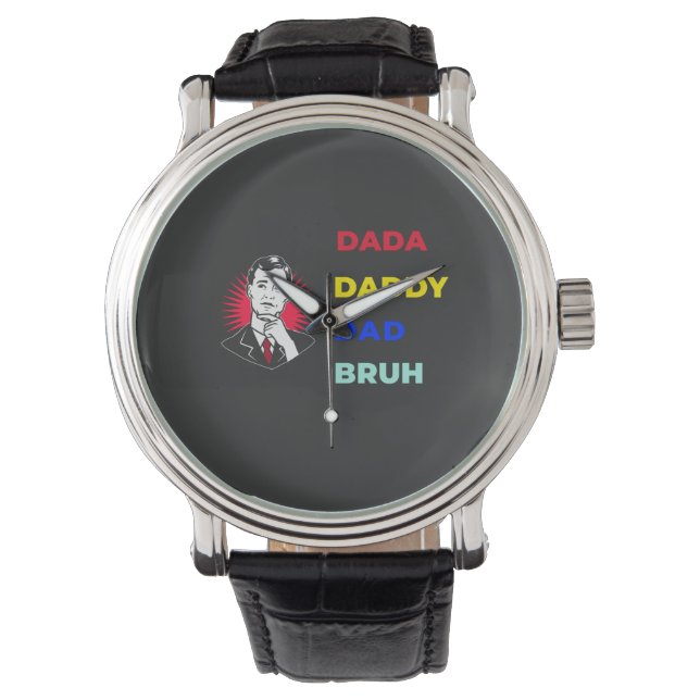 Dada Daddy Dad Bruh Armbandsur (Framsida)