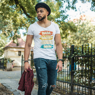 DADA DADDY PAPPA BRUH FAR T SHIRT