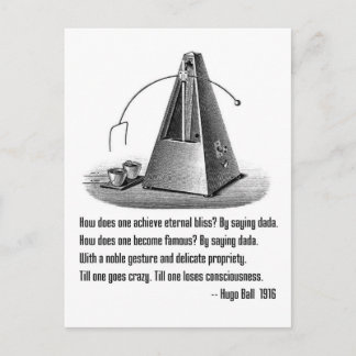Dada definierad vykort