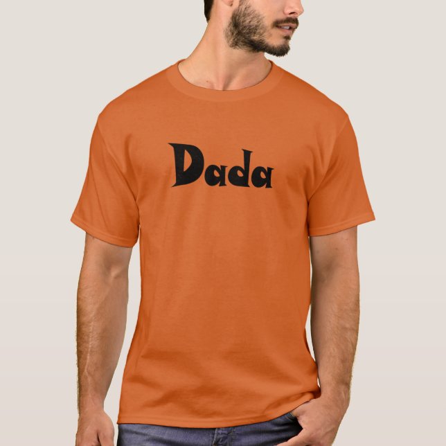 Dada Design Söt Font T Shirt (Framsida)
