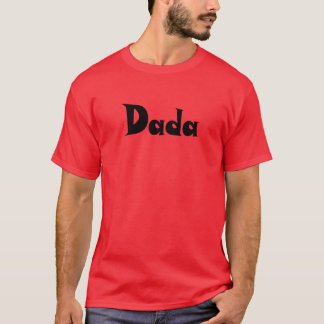 Dada Design Söt Font T Shirt