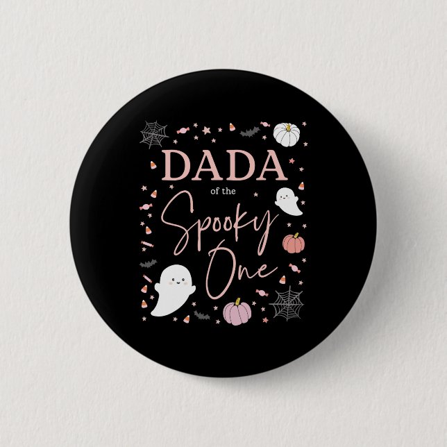 Dada en flicka första Rosan på födelsedagen hade Knapp (Framsida)