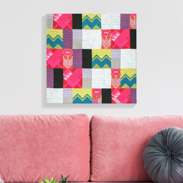 Dada Flowers Garden | Sophie Taeuber-Arp | Canvastryck (Insitu (Vardagsrum))