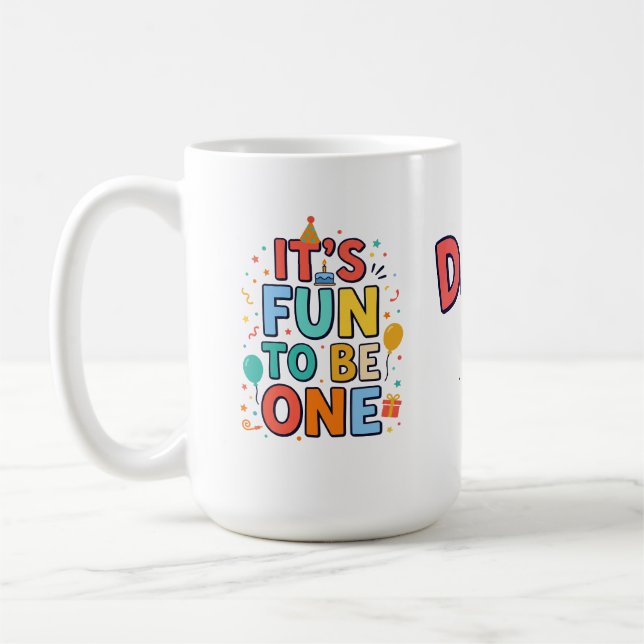 Dada Första Födelsedagspresent Mug Kaffemugg (Vänster)