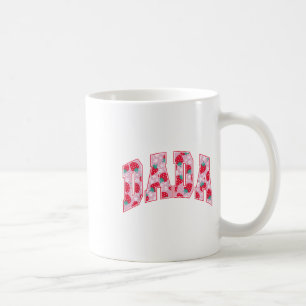 Dada i berrys första födelsedag jordgubbsfamiljen kaffemugg