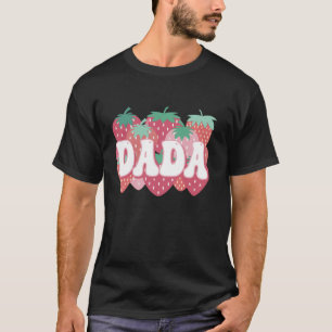 Dada i berrys första födelsedag jordgubbsfamiljen t shirt