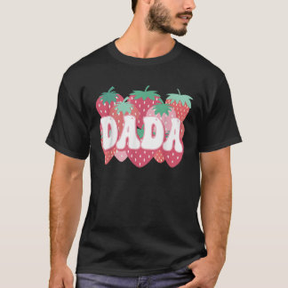 Dada i berrys första födelsedag jordgubbsfamiljen t shirt