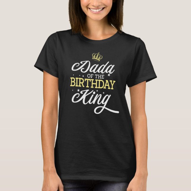 Dada Kung, födelsedagen Party, Bday Firande T Shirt (Framsida)
