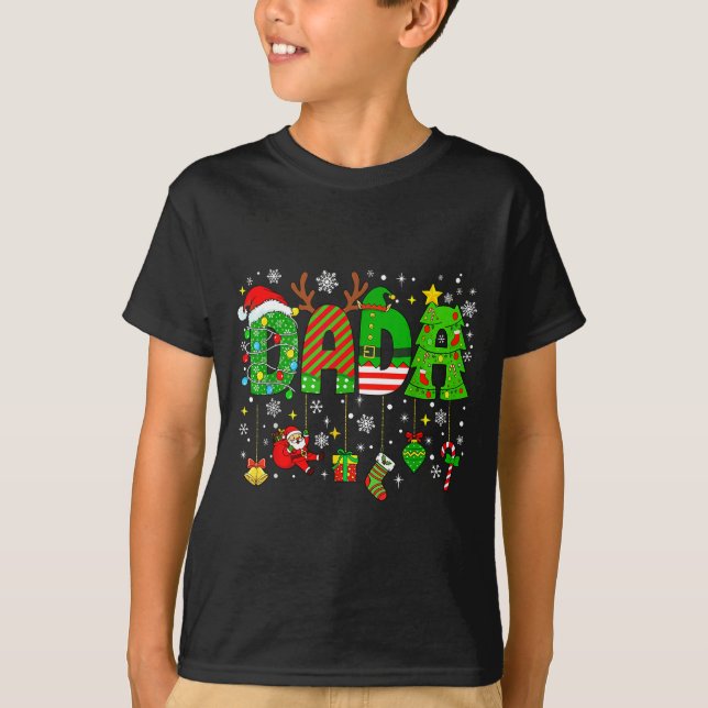 Dada Matching Funny Christmas Family Couple Xmas S T Shirt (Framsida)