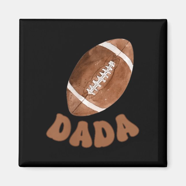 Dada Of The 1 Year Old Football First Birthday Boy Magnet (Framsidan)