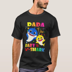 Dada of the Birthday Shark Pappa, Mamma Matching F T Shirt