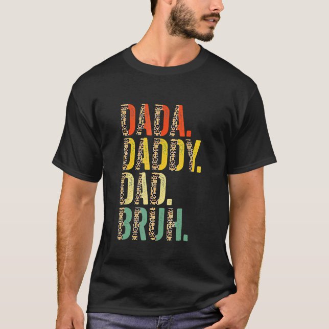 Dada pappa Pappa Bruh Best Pappa Aldrig Make pappa T Shirt (Framsida)