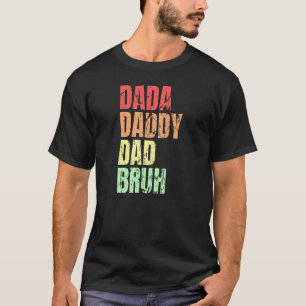 Dada pappa Pappa Bruh-citat för pappa Manar T Shirt