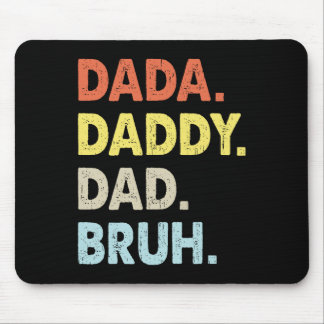 Dada pappa Pappa Bruh Fars dag Roligt Vintage  Musmatta