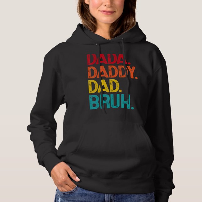 Dada pappa Pappa Bruh Fars dag T Shirt (Framsida)