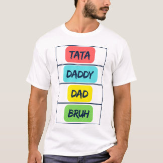 Dada pappa Pappa Bruh Far's Day Funny Essential T Shirt