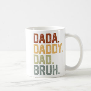 Dada pappa Pappa Bruh Retro Vintage Funny Far Da Kaffemugg