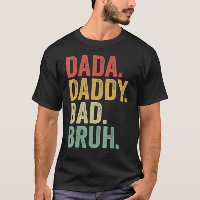 Dada pappa Pappa Bruh som Kärlek från Son Boys Far T Shirt (Framsida)