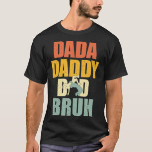 Dada pappa Pappa Bruh Wrestling Pappa Wrestle Funn T Shirt