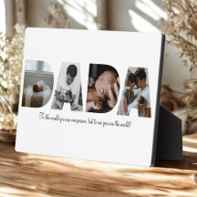 Dada Photo Collage Plaque för Fars dag