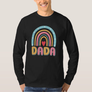 Dada Rainbow Födelsedagsfest Dada Matching Family  T Shirt