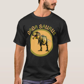 Dada Saurus - Pappa Dinosaur Funny Gift för Far T Shirt