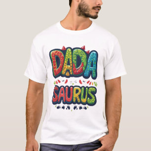 DADA SAURUS T-Shirt – Rolig dinosaurie-pappas tröj